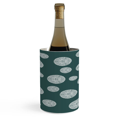 Sheila Wenzel-Ganny Snowflake Polka Dots Wine Chiller