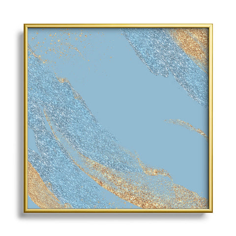 Sheila Wenzel-Ganny Something Blue Metal Square Framed Art Print