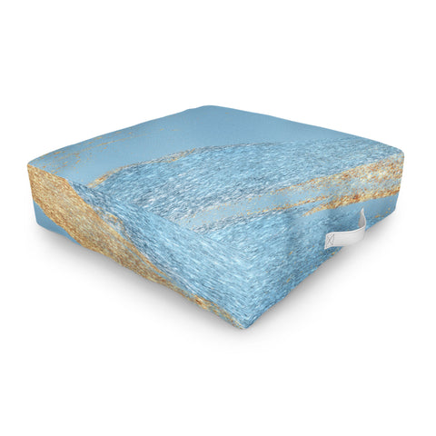 Sheila Wenzel-Ganny Something Blue Outdoor Floor Cushion