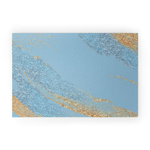 Sheila Wenzel-Ganny Something Blue Welcome Mat