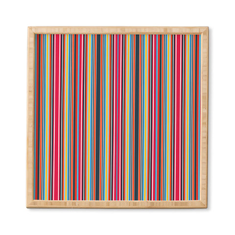 Sheila Wenzel-Ganny Sporty Stripes Framed Wall Art