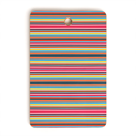 Sheila Wenzel-Ganny Sporty Stripes Cutting Board Rectangle
