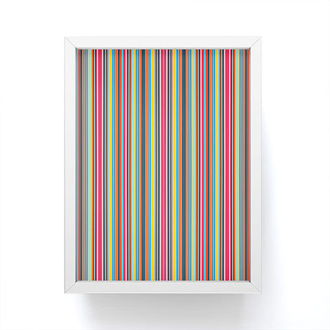 Sheila Wenzel-Ganny Sporty Stripes Framed Mini Art Print