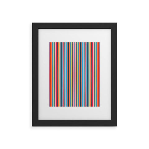 Sheila Wenzel-Ganny Sporty Stripes Framed Art Print