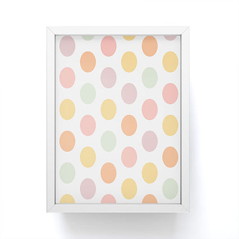 Sheila Wenzel-Ganny Spring Bloom Polka Dots Framed Mini Art Print
