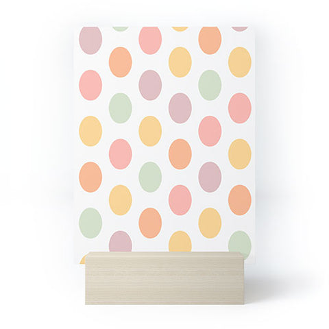 Sheila Wenzel-Ganny Spring Bloom Polka Dots Mini Art Print