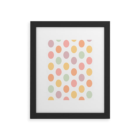 Sheila Wenzel-Ganny Spring Bloom Polka Dots Framed Art Print
