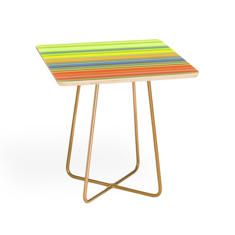 Sheila Wenzel-Ganny Spring Pastel Stripes Side Table