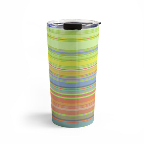 Sheila Wenzel-Ganny Spring Pastel Stripes Travel Mug
