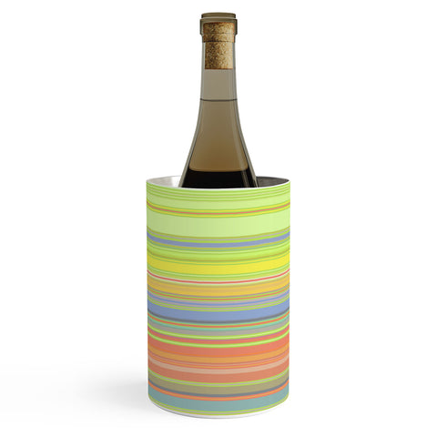 Sheila Wenzel-Ganny Spring Pastel Stripes Wine Chiller