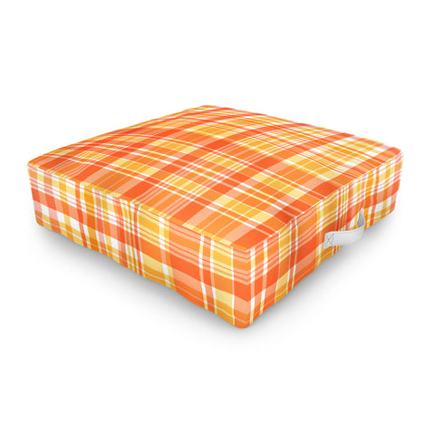 Sheila Wenzel-Ganny Spring Time Plaids Outdoor Floor Cushion