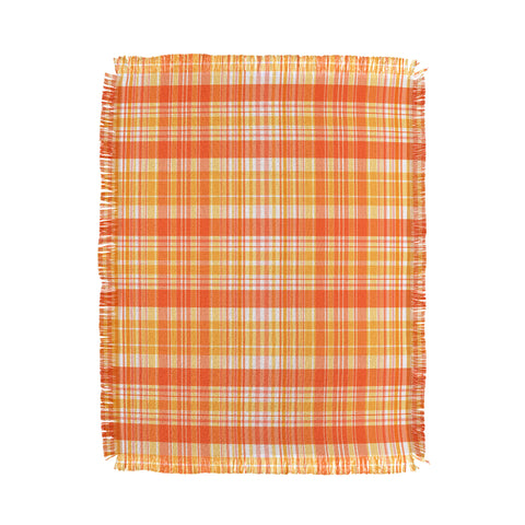 Sheila Wenzel-Ganny Spring Time Plaids Throw Blanket