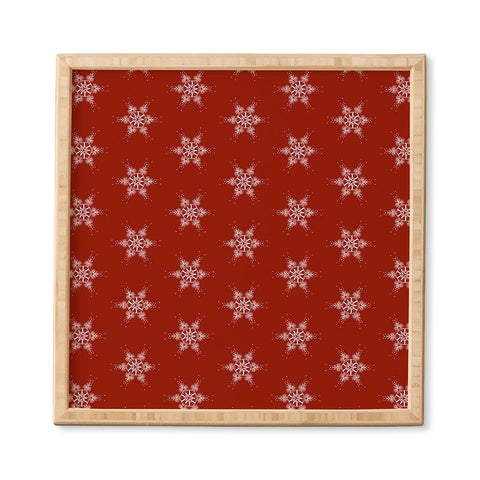 Sheila Wenzel-Ganny Star Snowflakes Framed Wall Art