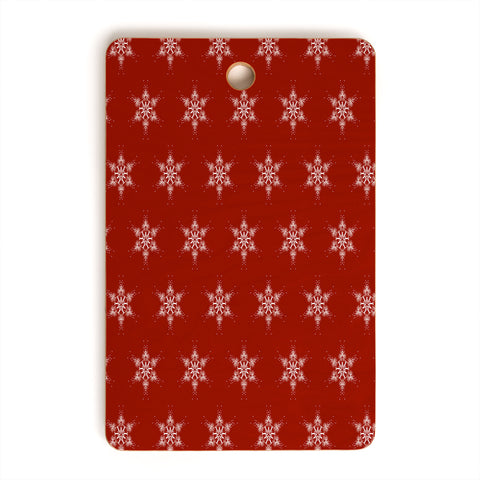 Sheila Wenzel-Ganny Star Snowflakes Cutting Board Rectangle