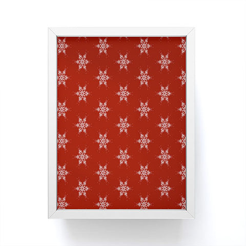 Sheila Wenzel-Ganny Star Snowflakes Framed Mini Art Print