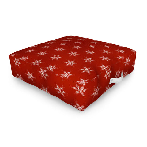 Sheila Wenzel-Ganny Star Snowflakes Outdoor Floor Cushion