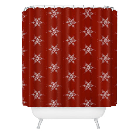 Sheila Wenzel-Ganny Star Snowflakes Shower Curtain