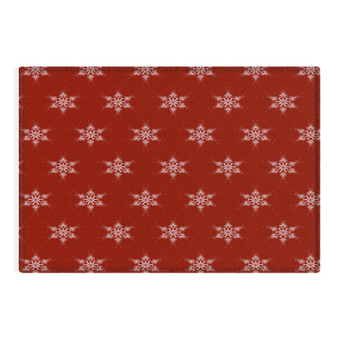 Sheila Wenzel-Ganny Star Snowflakes Outdoor Rug