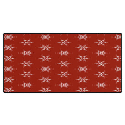 Sheila Wenzel-Ganny Star Snowflakes Desk Mat