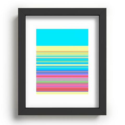 Sheila Wenzel-Ganny Summer Fun Stripes Recessed Framing Rectangle