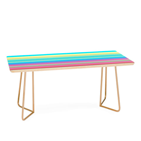 Sheila Wenzel-Ganny Summer Fun Stripes Coffee Table