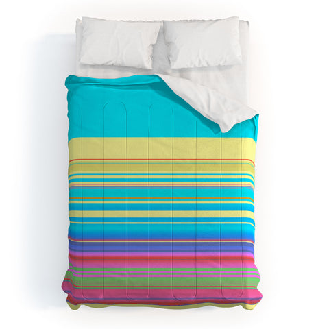 Sheila Wenzel-Ganny Summer Fun Stripes Comforter