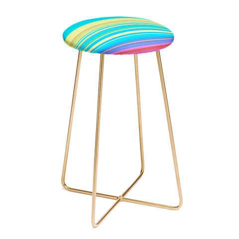Sheila Wenzel-Ganny Summer Fun Stripes Counter Stool