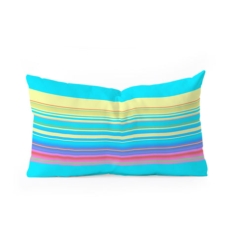 Sheila Wenzel-Ganny Summer Fun Stripes Oblong Throw Pillow