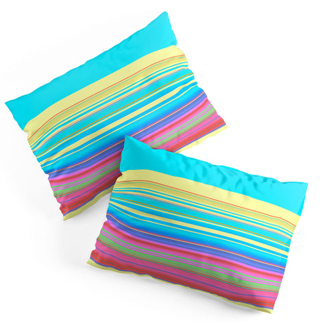 Sheila Wenzel-Ganny Summer Fun Stripes Pillow Shams