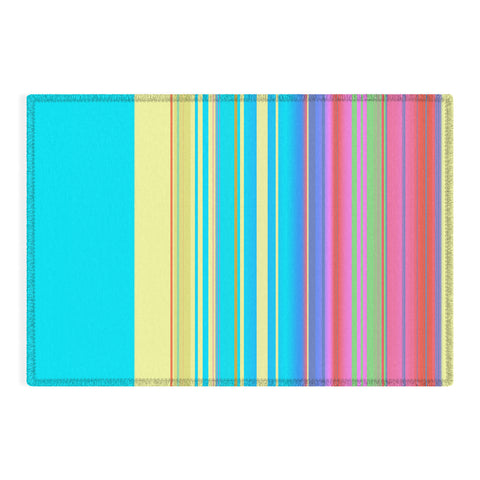 Sheila Wenzel-Ganny Summer Fun Stripes Outdoor Rug