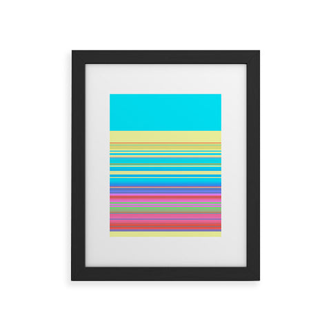 Sheila Wenzel-Ganny Summer Fun Stripes Framed Art Print