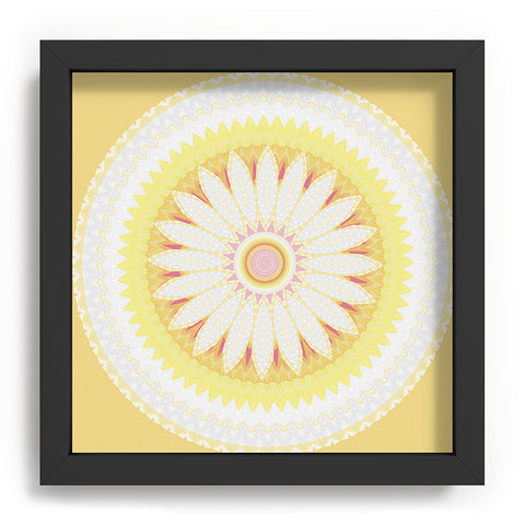 Sheila Wenzel-Ganny Sunny Flower Mandala Recessed Framing Square