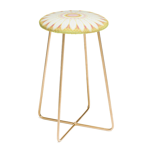 Sheila Wenzel-Ganny Sunny Flower Mandala Counter Stool