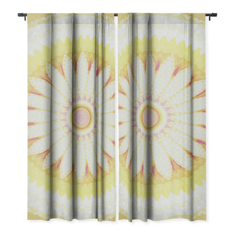 Sheila Wenzel-Ganny Sunny Flower Mandala Blackout Non Repeat