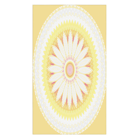 Sheila Wenzel-Ganny Sunny Flower Mandala Tablecloth