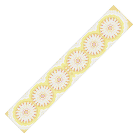 Sheila Wenzel-Ganny Sunny Flower Mandala Table Runner