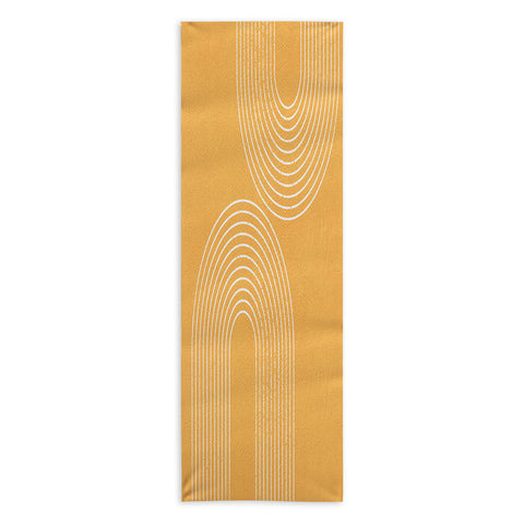 Sheila Wenzel-Ganny Tangerine Minimalist Yoga Towel