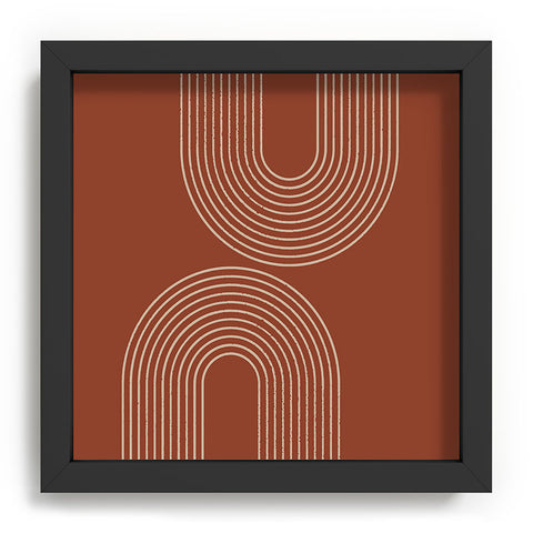 Sheila Wenzel-Ganny Terra Cotta Minimalist Recessed Framing Square