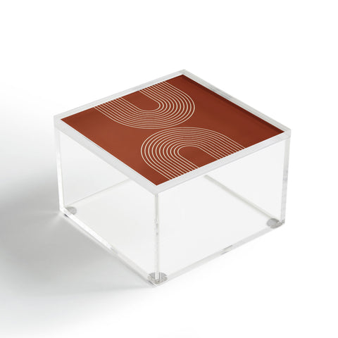 Sheila Wenzel-Ganny Terra Cotta Minimalist Acrylic Box