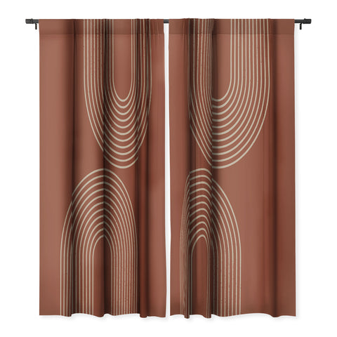 Sheila Wenzel-Ganny Terra Cotta Minimalist Blackout Non Repeat