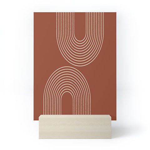 Sheila Wenzel-Ganny Terra Cotta Minimalist Mini Art Print