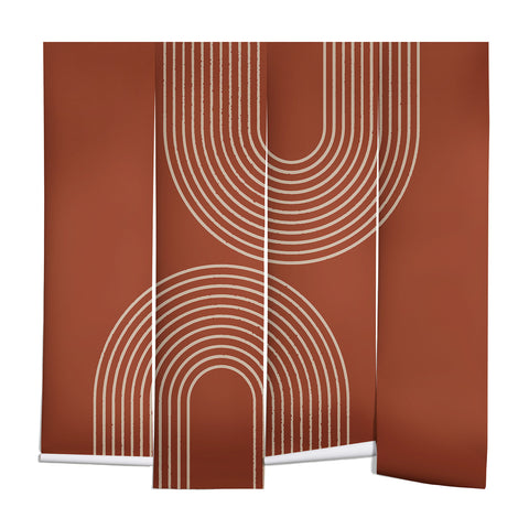 Sheila Wenzel-Ganny Terra Cotta Minimalist Wall Mural