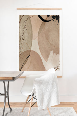 Sheila Wenzel-Ganny The Abstract Minimalist Art Print And Hanger