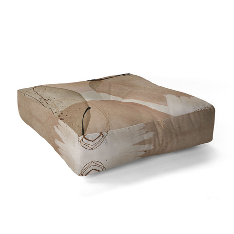 Sheila Wenzel-Ganny The Abstract Minimalist Floor Pillow Square