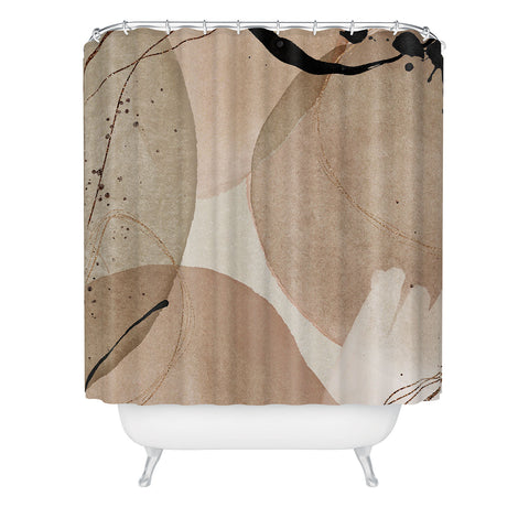 Sheila Wenzel-Ganny The Abstract Minimalist Shower Curtain