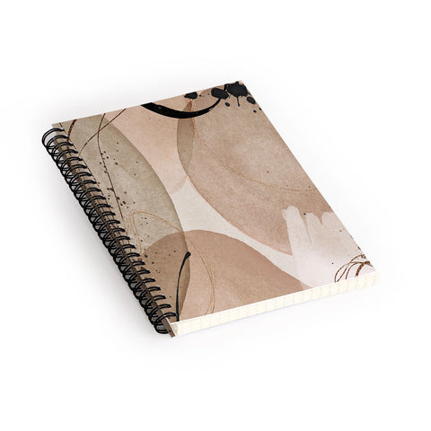 Sheila Wenzel-Ganny The Abstract Minimalist Spiral Notebook