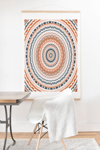 Sheila Wenzel-Ganny The Boho Tribal Mandala Art Print And Hanger