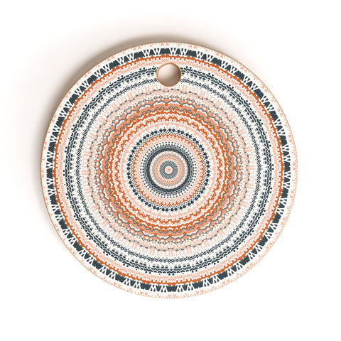 Sheila Wenzel-Ganny The Boho Tribal Mandala Cutting Board Round