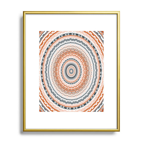Sheila Wenzel-Ganny The Boho Tribal Mandala Metal Framed Art Print