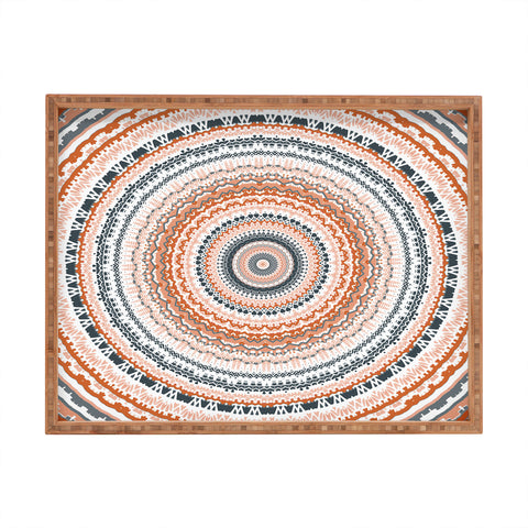 Sheila Wenzel-Ganny The Boho Tribal Mandala Rectangular Tray